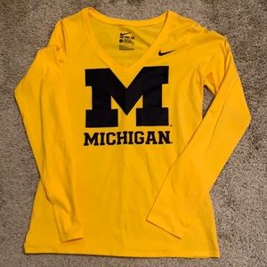 University of Michigan long sleeve tee